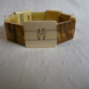 Native Alaskan Artist Albert Olanna Love Story Bracelet